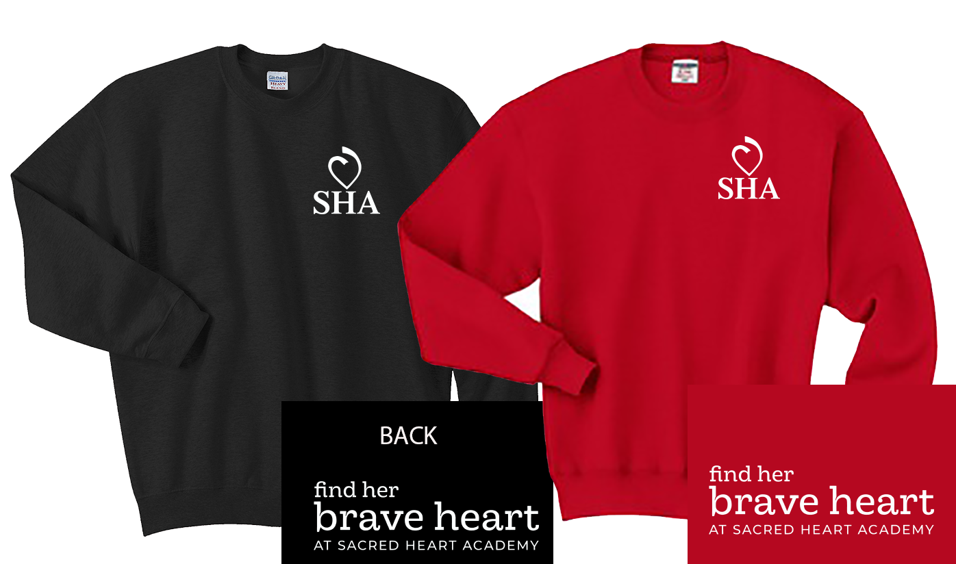 SHA Brave Heart Crewneck Sweatshirt